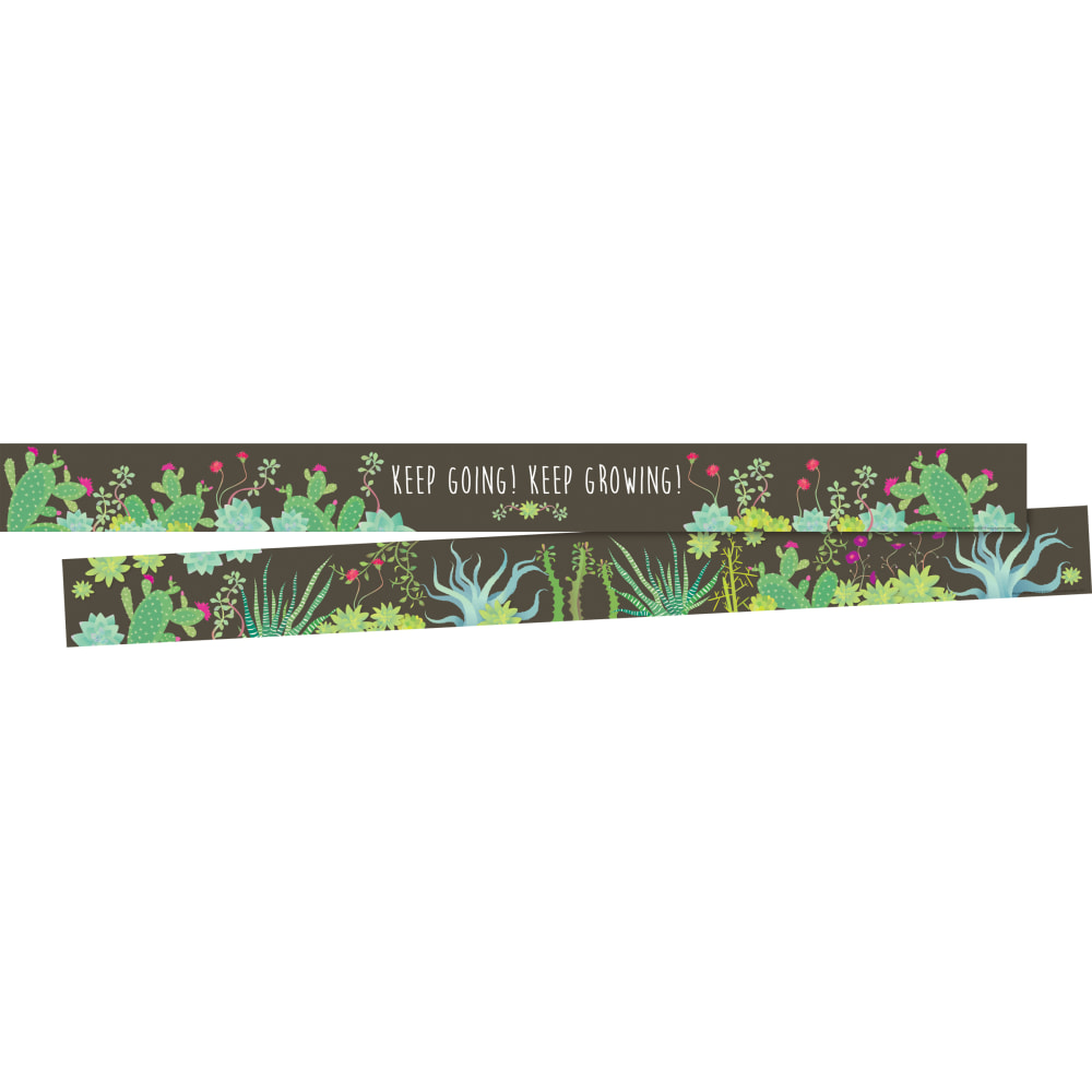 Barker Creek Double-Sided Borders, 3in x 35in, Prickles, 12 Strips Per Pack, Set Of 6 Packs MPN:4052