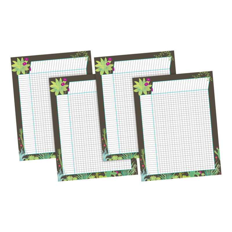 Barker Creek Incentive Charts, 22in x 17in, Chocolate Prickles, Pack Of 4 Charts MPN:4054