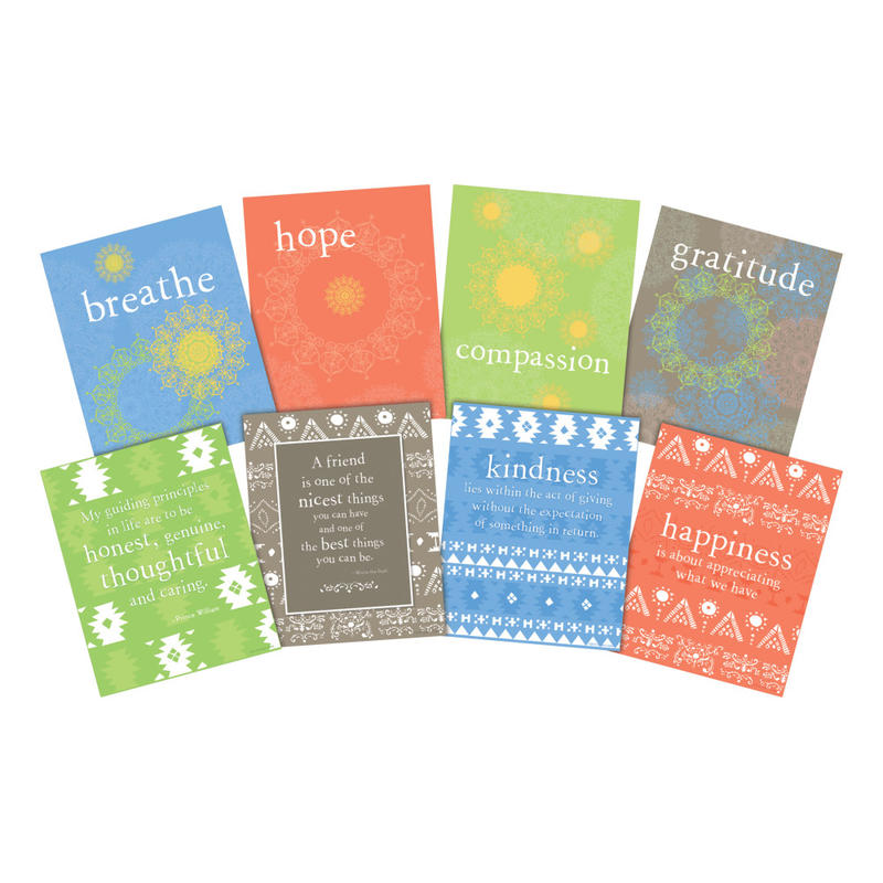 Barker Creek Art Prints, 8in x 10in, Celebrate Kindness, Set Of 8 Prints MPN:4187