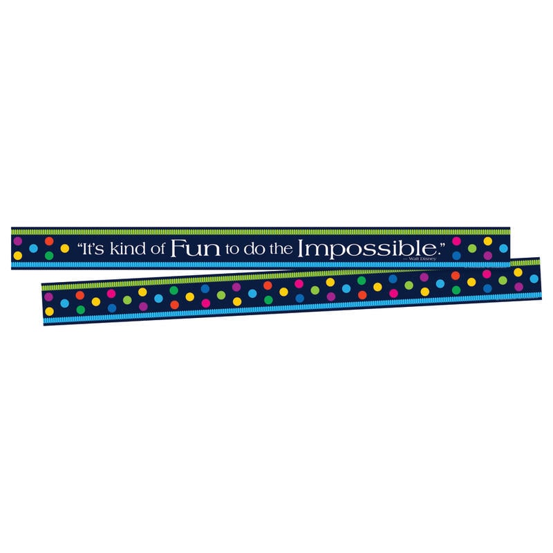 Barker Creek Double-Sided Border Strips, 3in x 35in, Italy Punti Felici, Set Of 24 MPN:BC3672