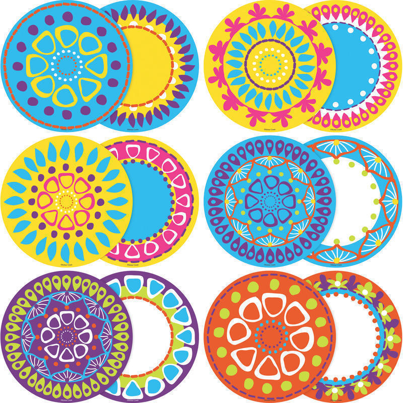 Barker Creek Accents, Double-Sided, Moroccan, Pack Of 72 MPN:BC3718