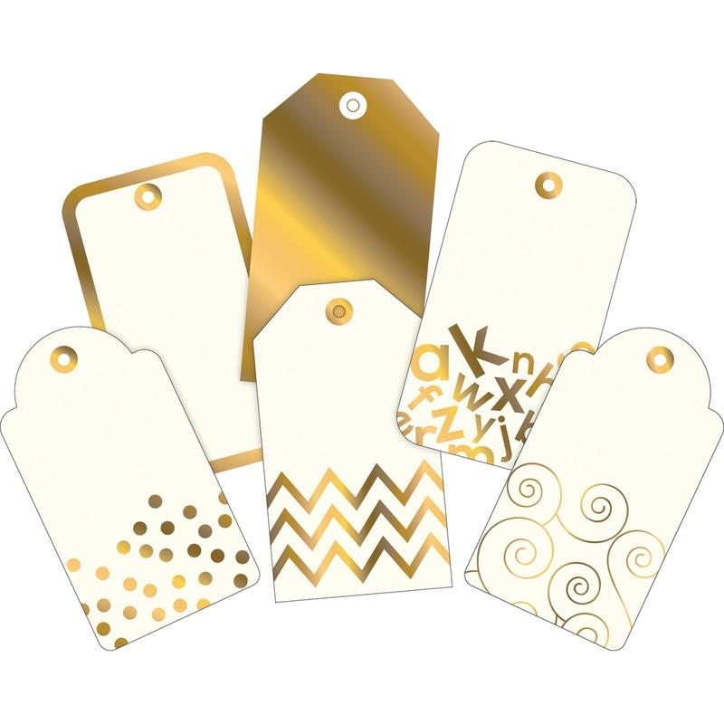 Barker Creek Accents, 24K Gold With Gold Foil, Pack Of 72 MPN:BC3719