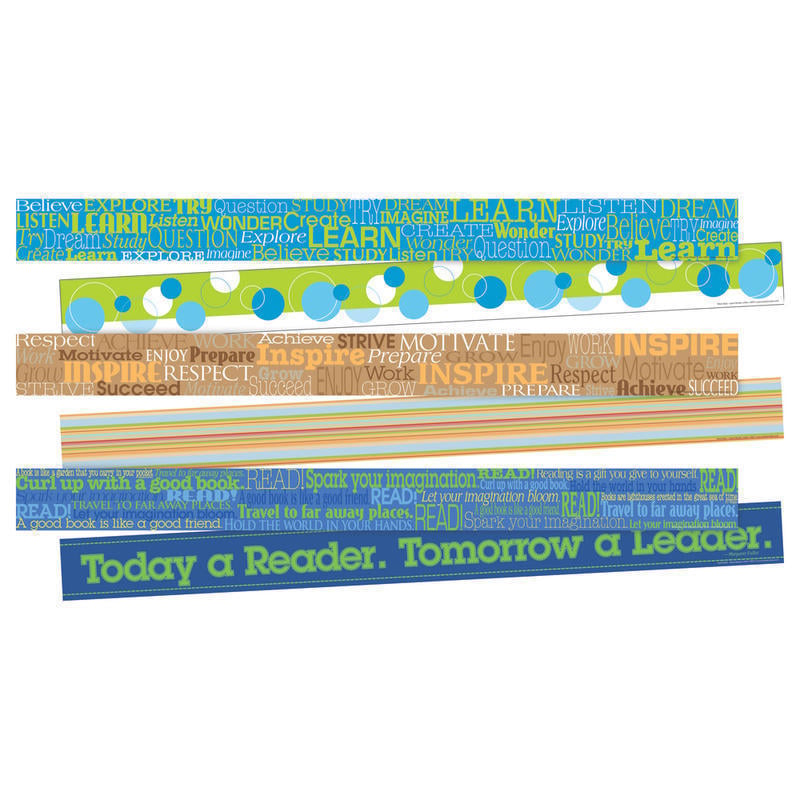 Barker Creek Double-Sided Border Strips, 3in x 35in, Word Wall, Set Of 36 MPN:BC3732