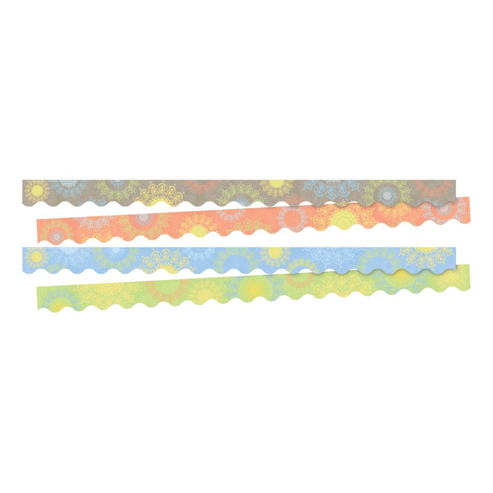 Barker Creek Celebrate Mindfulness 2-Design Trimmers, 2-1/4in x 36in, Multicolor, Set Of 26 MPN:BC3868