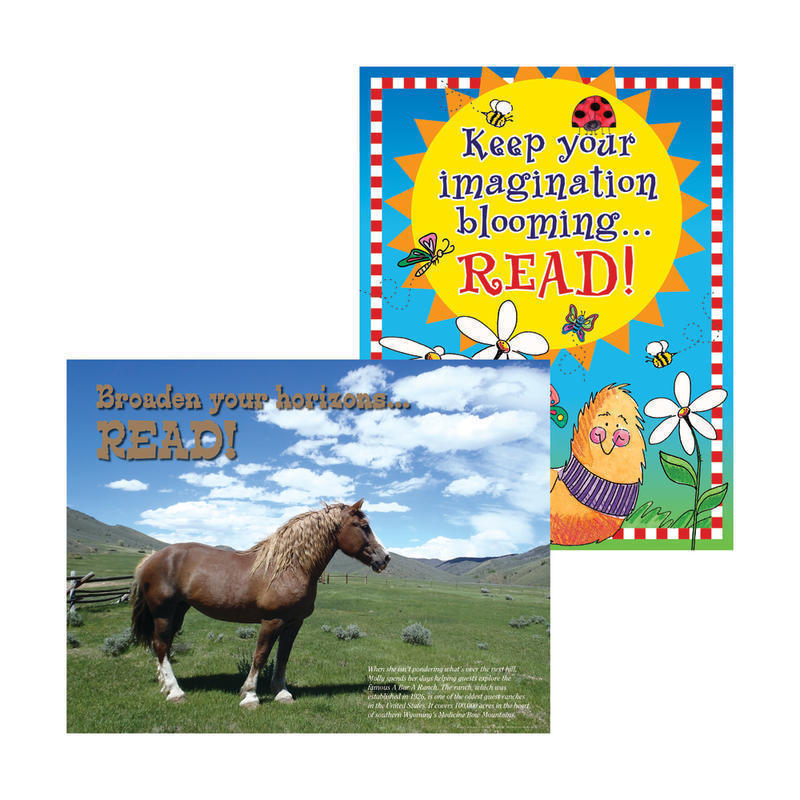 Barker Creek Chart Set, Celebrate Reading, 17in x 22in, Grades Pre-K+, Pack Of 2 MPN:LL518