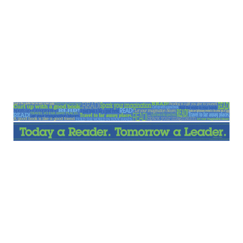 Barker Creek Double-Sided Straight-Edge Border Strips, 3in x 35in, Word Wall Read, Pack Of 12 MPN:LL969