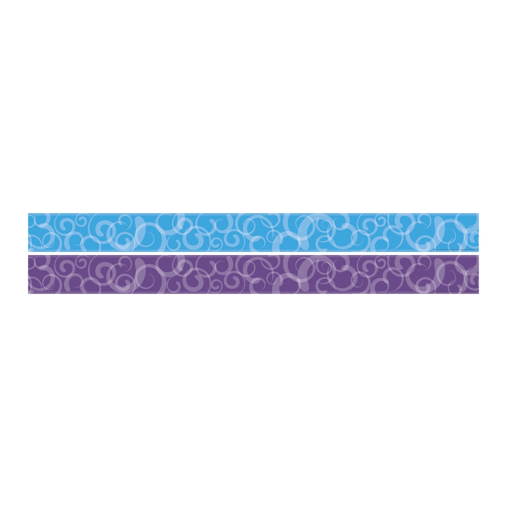 Barker Creek Double-Sided Straight-Edge Border Strips, 3in x 35in, North Shore, Pack Of 12 MPN:LL974