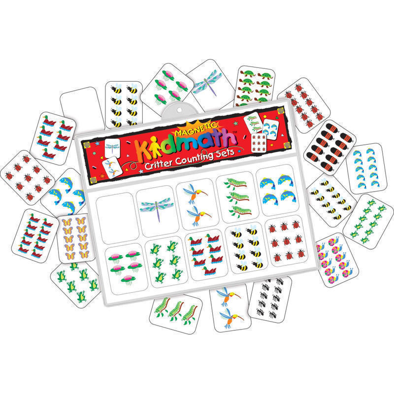 Barker Creek Magnets, Magnetic Kidmath, Critter Counting Set, Grades Pre-K-1, Pack Of 20 MPN:LM1301
