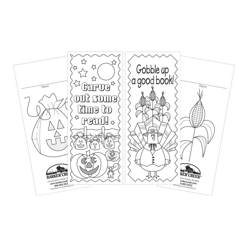 Barker Creek Bookmark Duets, Celebrate Autumn, Pack Of 60 MPN:LL2189