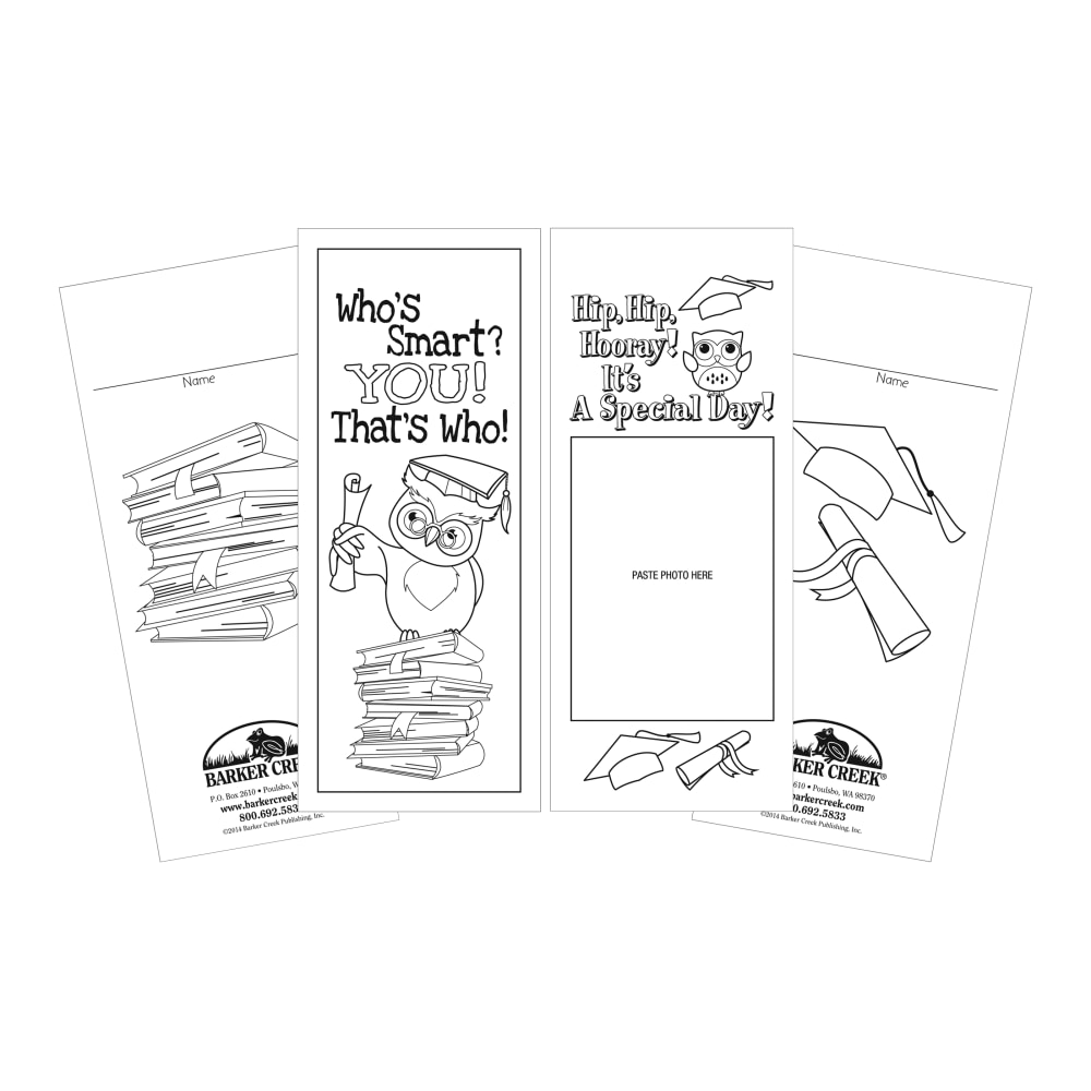 Barker Creek Bookmark Duets, Celebrate Graduation, Pack Of 60 MPN:LL2192