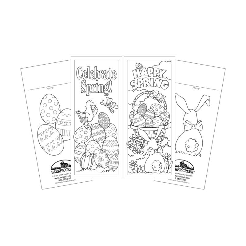 Barker Creek Bookmark Duets, Celebrate Spring, Pack Of 60 MPN:LL2196