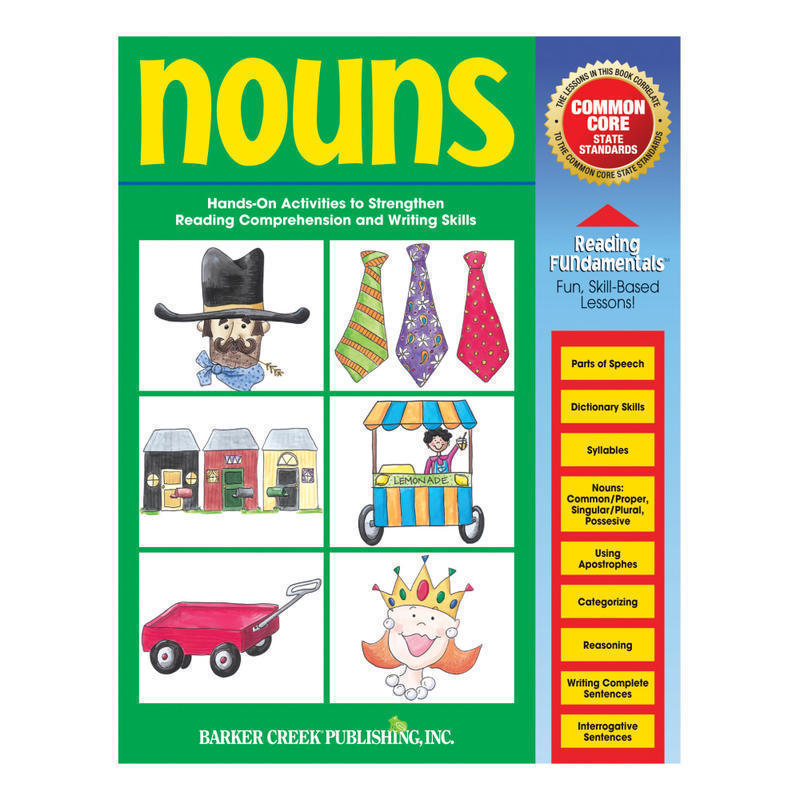 Barker Creek Grammar Activity Book, Nouns, Grades 1 To College MPN:LL1602