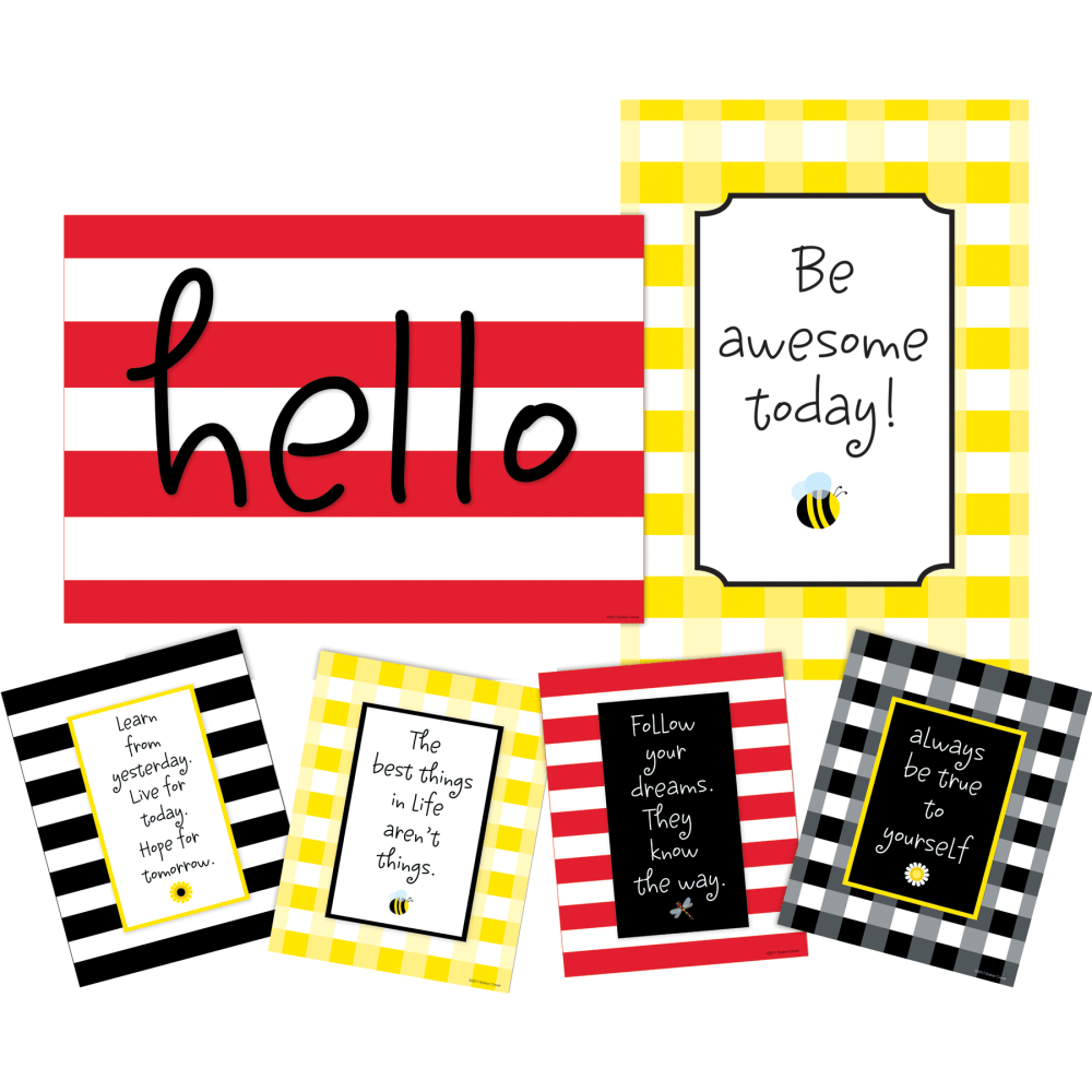 Barker Creek Art Print And Poster Set, Follow Your Dreams, Set Of 6 Pieces MPN:4210