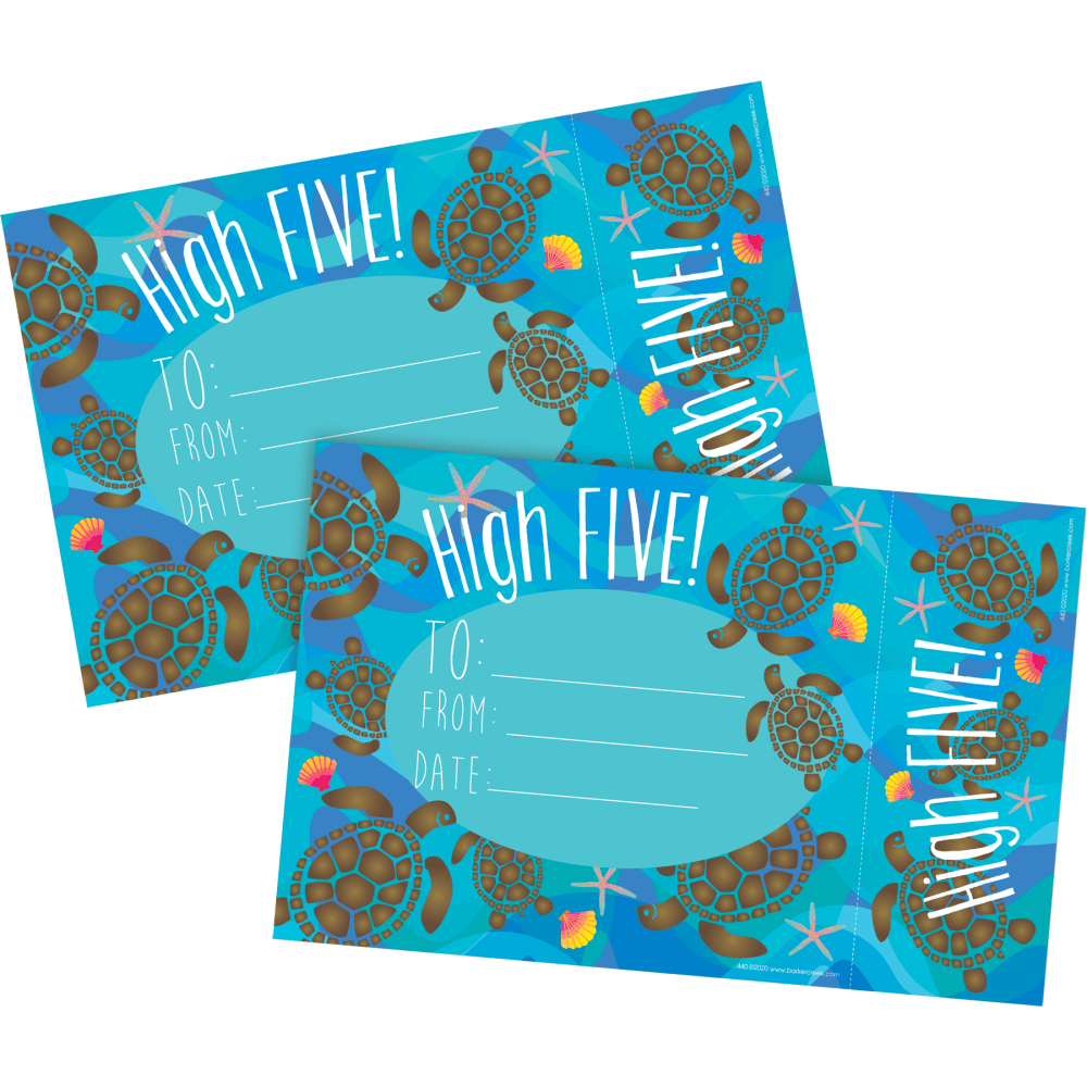 Barker Creek Kai Ola Awards & Bookmarks, High Five, 8-1/2in x 5-1/2in, Set Of 60 MPN:4159