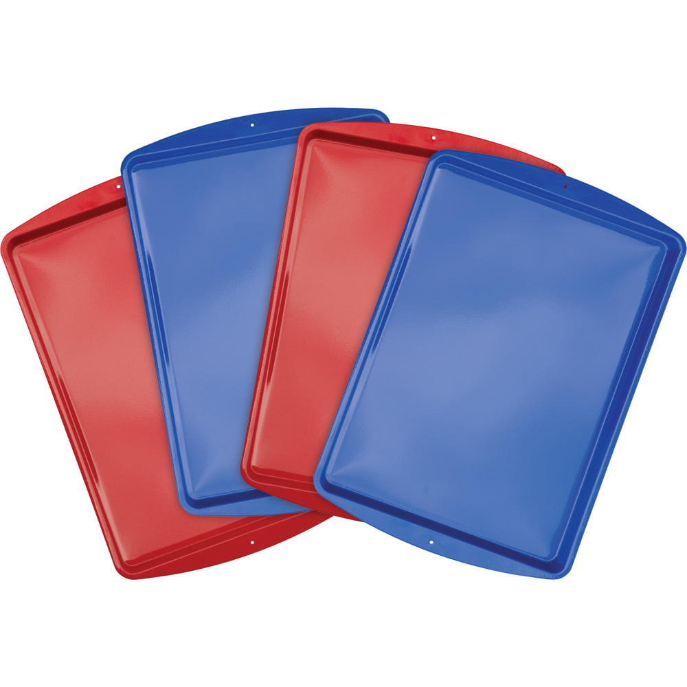 Barker Creek Learning Magnets, Kidboards, 9inH x 13inW, Red/Blue, Grades Pre-K To 6, Set Of 4 Magnets MPN:4059