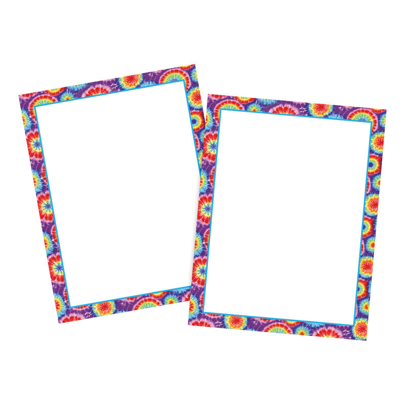 Barker Creek Computer Paper, Letter Paper Size, 60 Lb, Tie-Dye, 100 Sheets MPN:BC3607