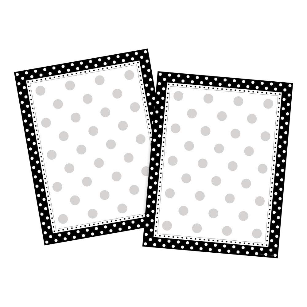 Barker Creek Computer Paper, Letter Paper Size, 60 Lb, Black & White Dot, 100 Sheets MPN:BC3609