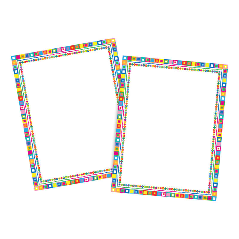 Barker Creek Computer Paper, Letter Paper Size, 60 Lb, Retro, 100 Sheets MPN:BC3612