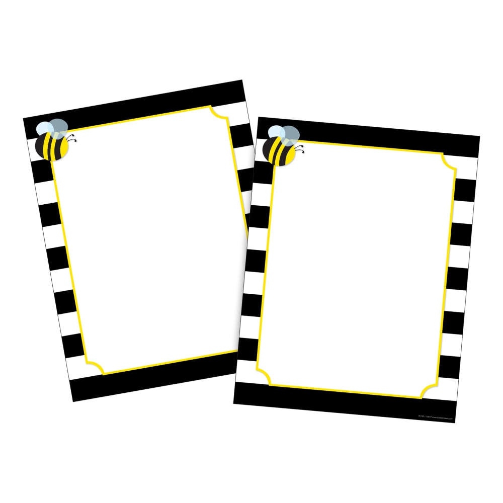 Barker Creek Computer Paper, Letter Paper Size, 60 Lb, Wide Stripes, 100 Sheets MPN:BC3626