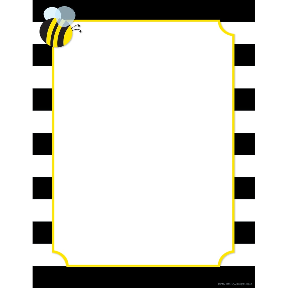 Barker Creek Computer Paper, 8 1/2in x 11in, Buffalo Plaid/Wide Stripes, Pack Of 50 Sheets MPN:BC743
