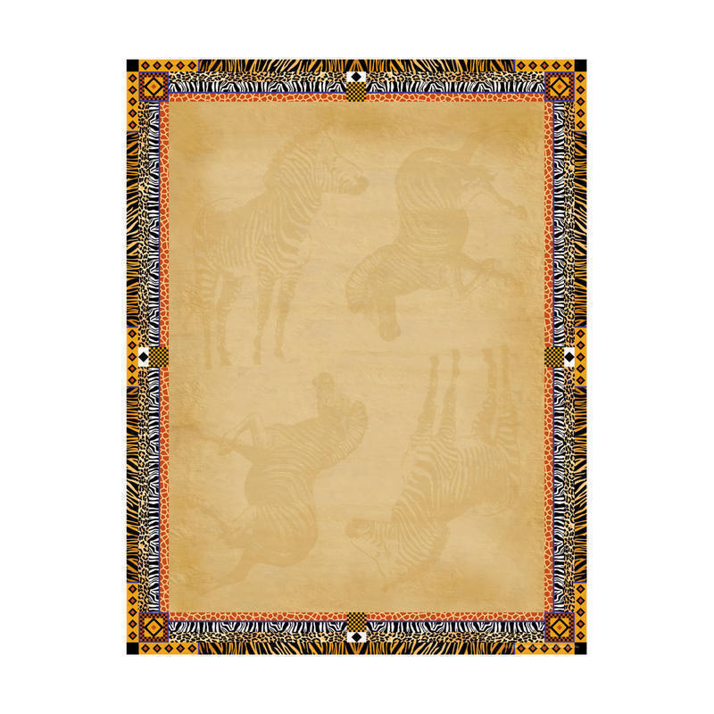 Barker Creek Computer Paper, 8 1/2in x 11in, Africa, Pack Of 50 Sheets MPN:LL721