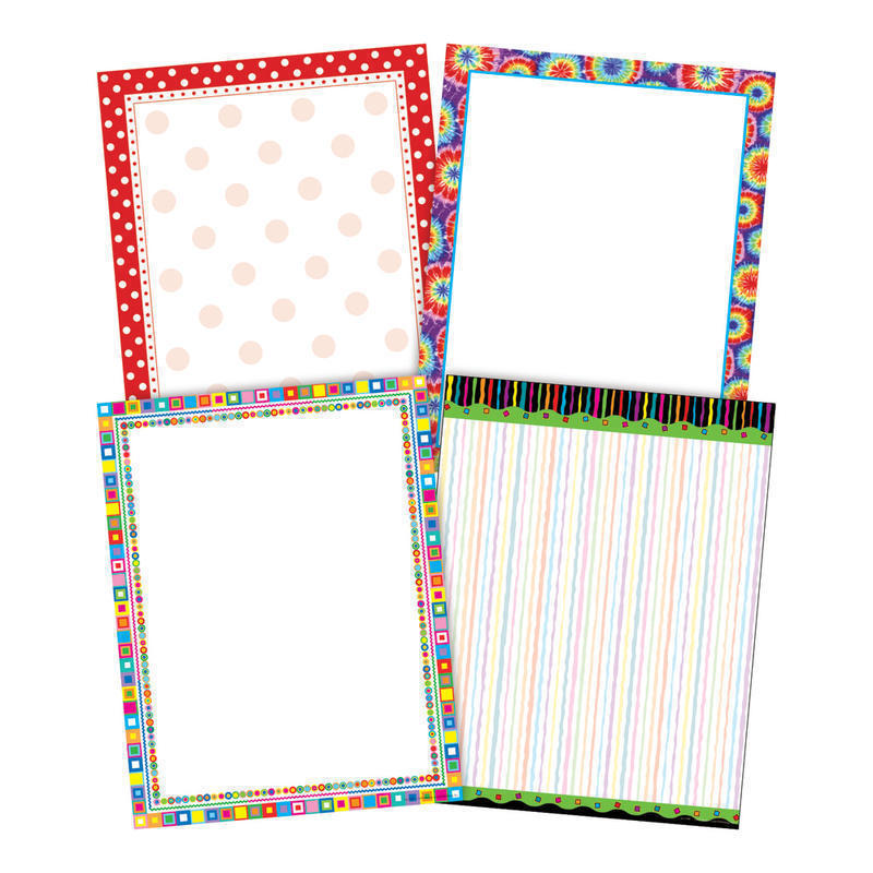 Barker Creek In The Groove Computer Paper, 8 1/2in x 11in, 20 Lb, Multicolor, Pack Of 200 Sheets MPN:SS0751