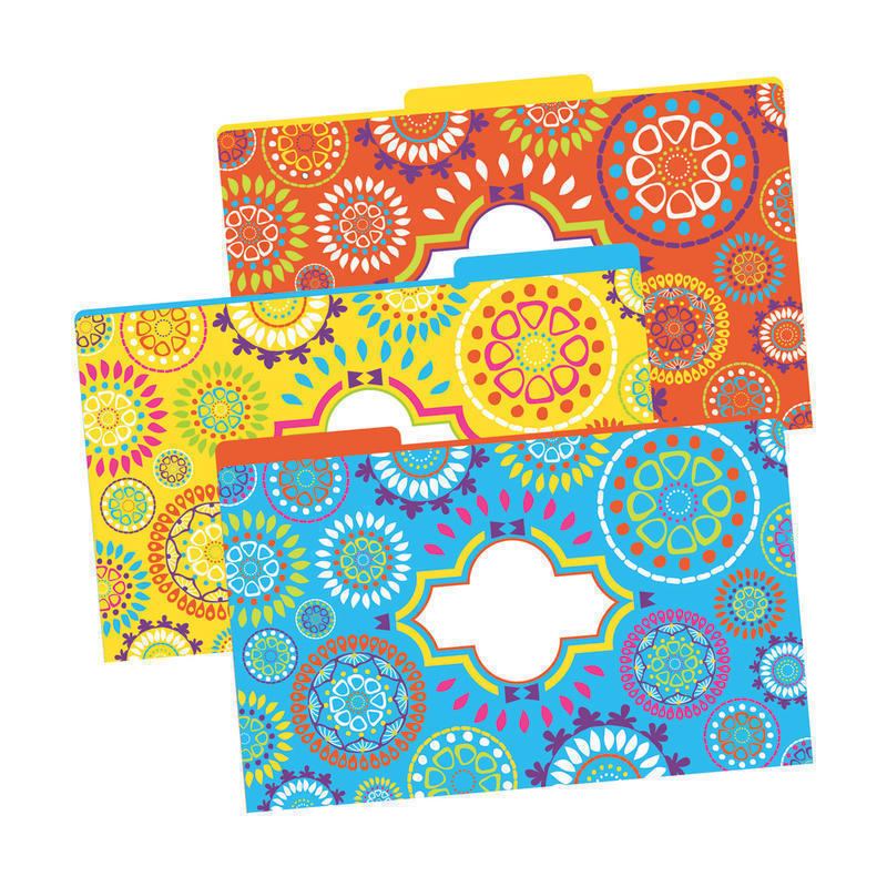 Barker Creek Tab File Folders, 8 1/2in x 14in, Legal Size, Moroccan, Pack Of 9 MPN:BC2501