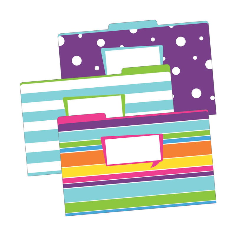 Barker Creek Tab File Folders, 8 1/2in x 14in, Legal Size, Happy, Pack Of 9 MPN:BC2502