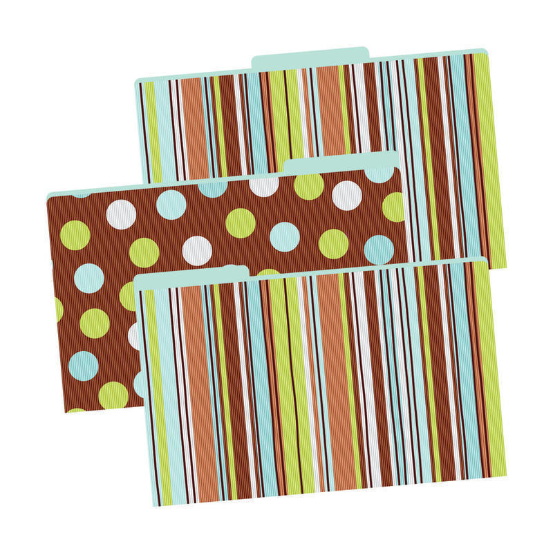 Barker Creek Tab File Folders, 8 1/2in x 14in, Legal Size, Ribbon, Pack Of 9 MPN:BC2509