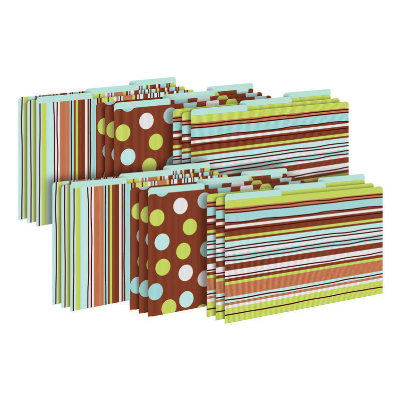 Barker Creek Tab File Folders, Legal Size, Ribbon By The Yard, Pack Of 18 Folders MPN:BC3910