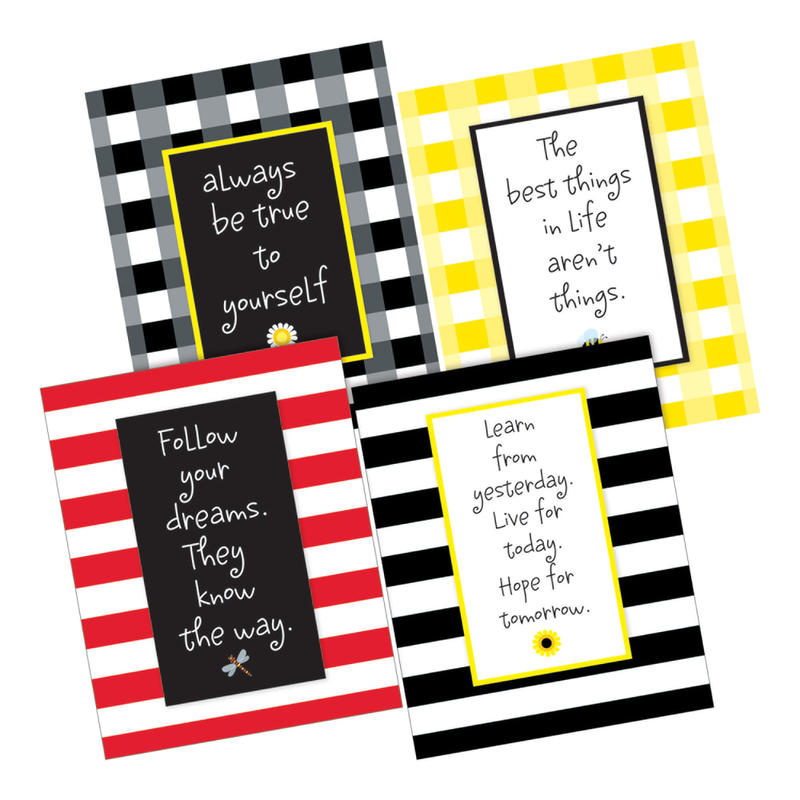 Barker Creek Art Print Set, 8in x 10in, Buffalo Plaid MPN:BC3101