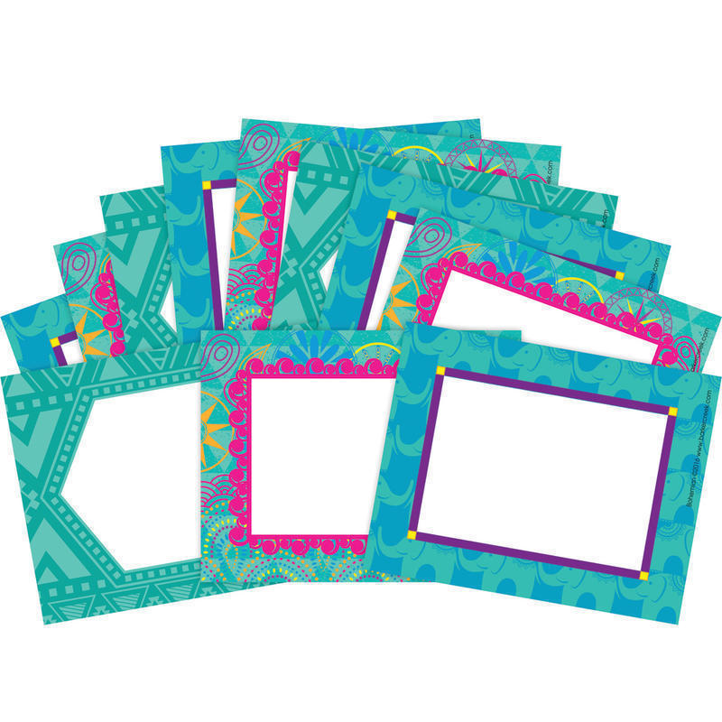 Barker Creek Name Badges/Self-Adhesive Labels, 3 1/2in x 2 3/4in, Bohemian, Pack Of 45 MPN:BC1538