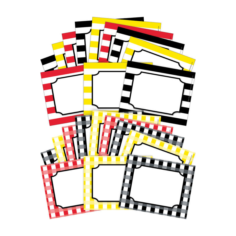 Barker Creek Name Tags, 2 -3/4 x 3 1/2