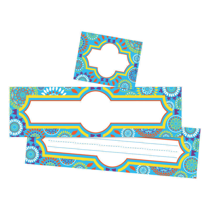 Barker Creek Name Tag & Name Plate Set, Moroccan MPN:BC3986