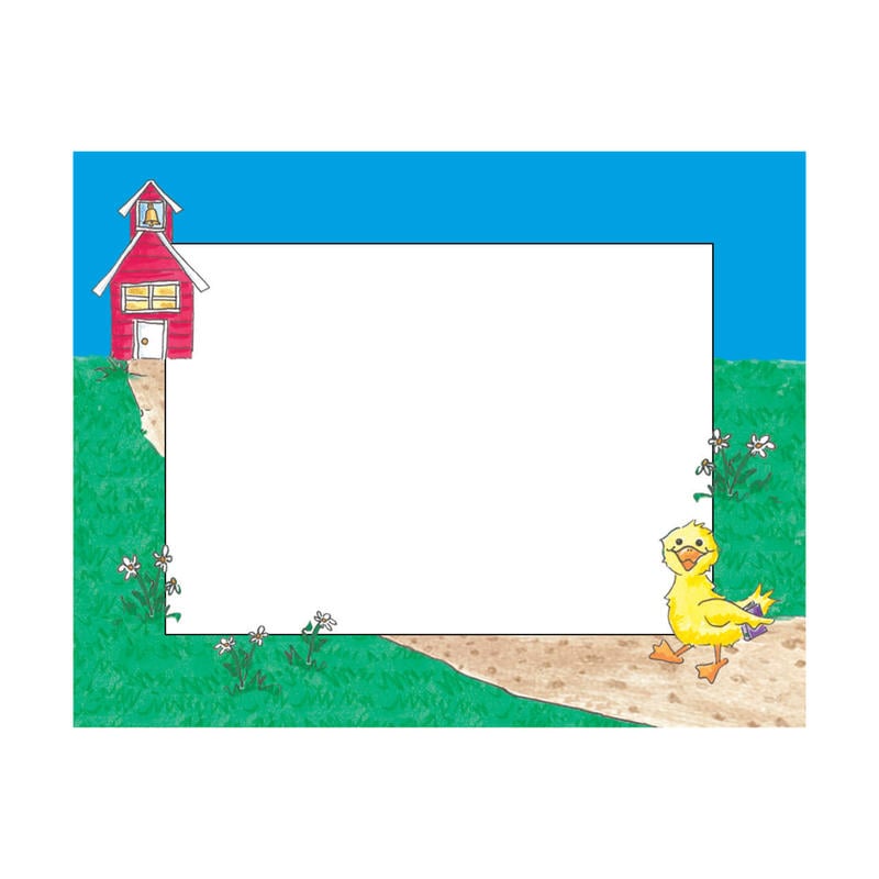 Barker Creek Self-Adhesive Name Badge Labels, 3 1/2in x 2 3/4in, Duck, Pack Of 45 MPN:LL1500