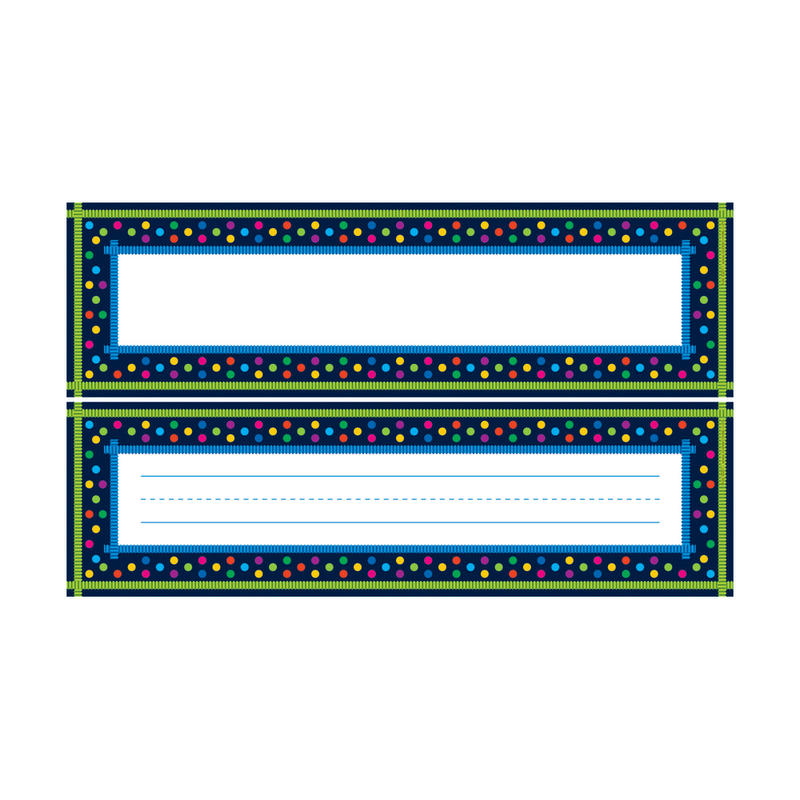 Barker Creek Single-Sided Desk Tags/Bulletin Board Signs, 12in x 3 1/2in, Italy, Pre-K To Grade 6, Pack Of 36 MPN:LL1415