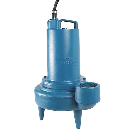 SewageEjectorPump, 30ft, 2hp, Single, 230VAC MPN:132750