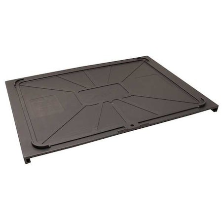 Lid, 18.5 in W, Plastic, Gray MPN:8289P