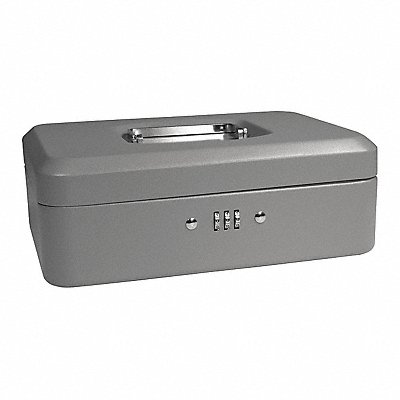Cash Box 3 Compartments Steel MPN:CB11786