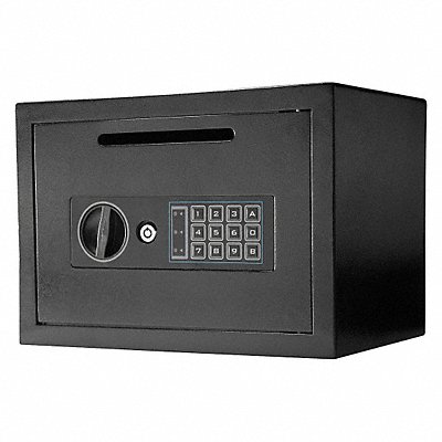 Compact Depository Safe 0.59 cu ft Black MPN:AX11934