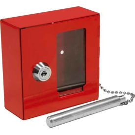 Barska Breakable Emergency Key Box with Attached Hammer B Style 3-15/16