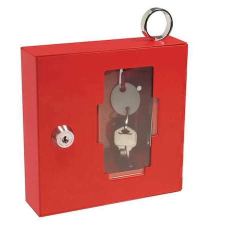 Key Box, Steel, Enamel, 5-3/4inHx1inW MPN:AX11826