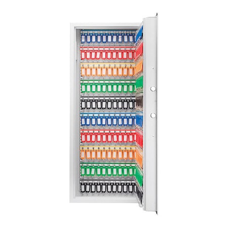 Key Cabinet, Steel, White, 240 Key Capacity MPN:AX13368
