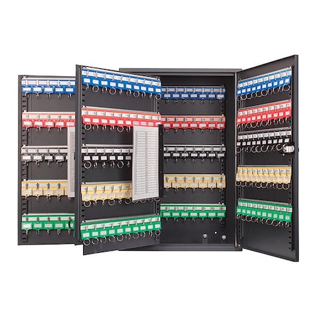 Key Cabinet, Steel, Black, 300 Key Capacity MPN:CB13352