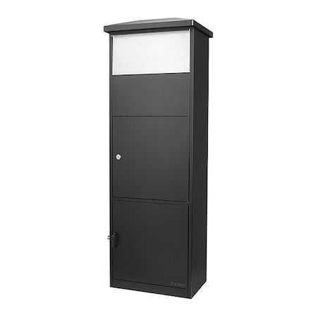 MPB-600 Black Parcel Mail Drop Box w/ Big Parcel Compartment MPN:CB13332