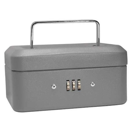 CashBox, Gray, Steel, 6inH, 3-1/2inW MPN:CB11782