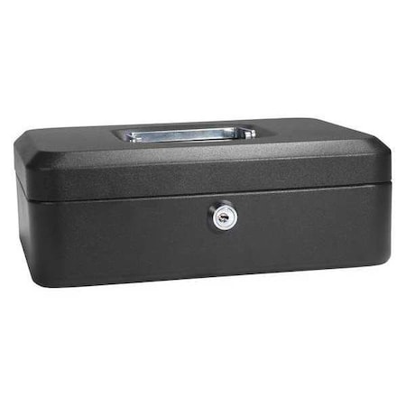 CashBox, Black, Steel, 3-1/2inH, 10inW MPN:CB11832