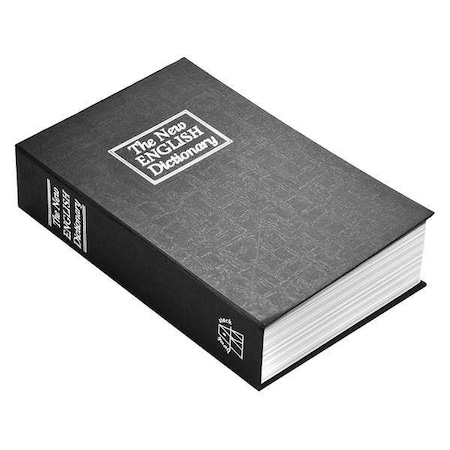 Diversion Book Safe, 0.05 cu ft, 1.85 lb, Privacy Key Lock MPN:AX11680