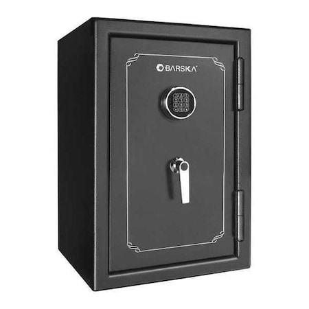 Fire Rated Security Safe, with Digital Keypad 169 lb, 3.45 cu ft, Steel MPN:AX12674