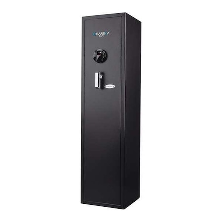 Rifle & Gun Safe, Biometric Lock, 82 lbs, 4.3 cu ft, Not Rated, (2) Guns, (5) Rifles MPN:AX12752